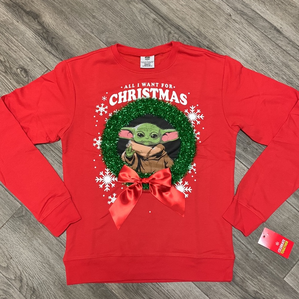 ⚡️ 🆕 Disney Star Wars Yoda Ugly Christmas Sweater - Picture 3 of 16